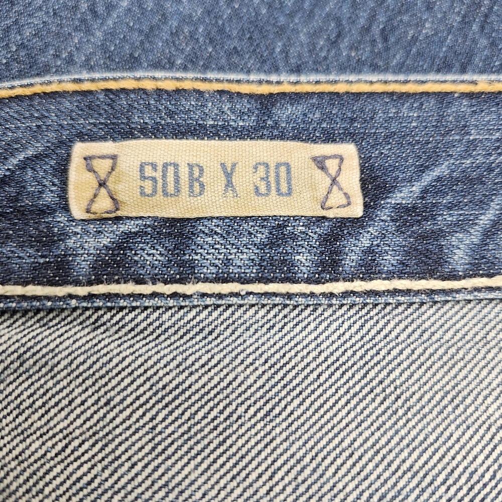 Polo Ralph Lauren Classic 867 100% Cotton Dark Blue Zip-Fly Denim Jeans 50Bx30 - Picture 6 of 8